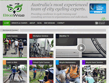 Tablet Screenshot of bikewise.com.au