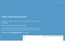 Tablet Screenshot of bikewise.org